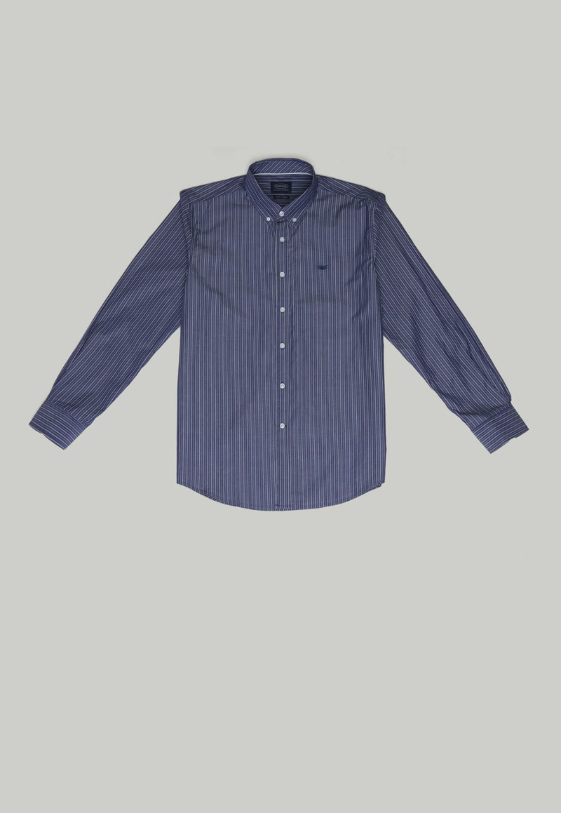 CAMISA ASPEN SMART CASUAL NAVY - 1