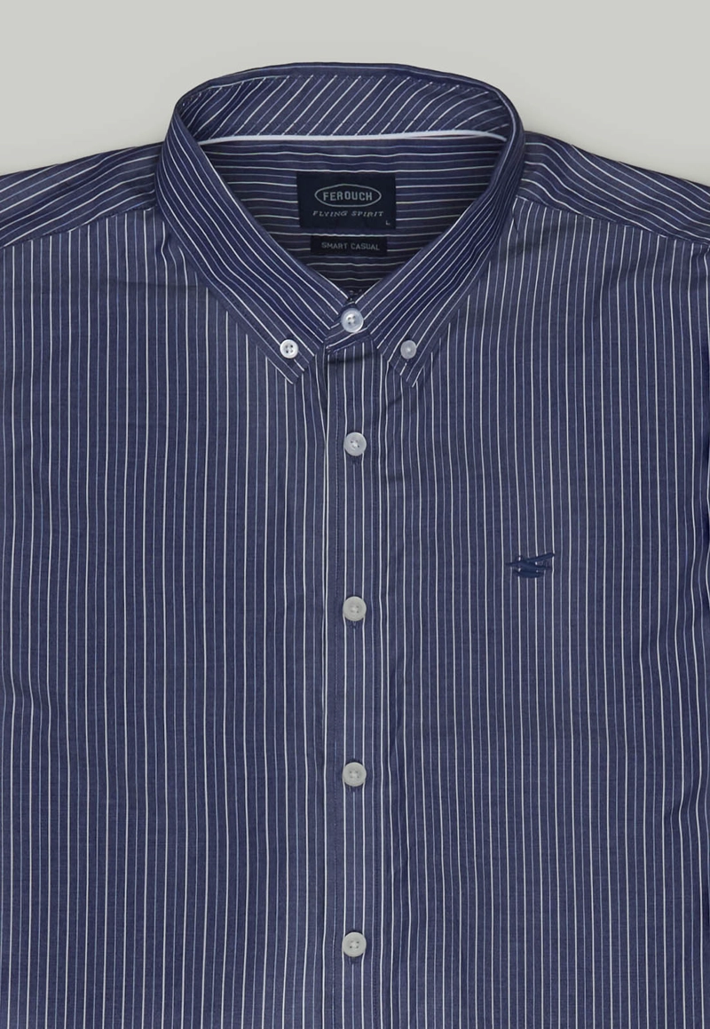 CAMISA ASPEN SMART CASUAL NAVY - 3