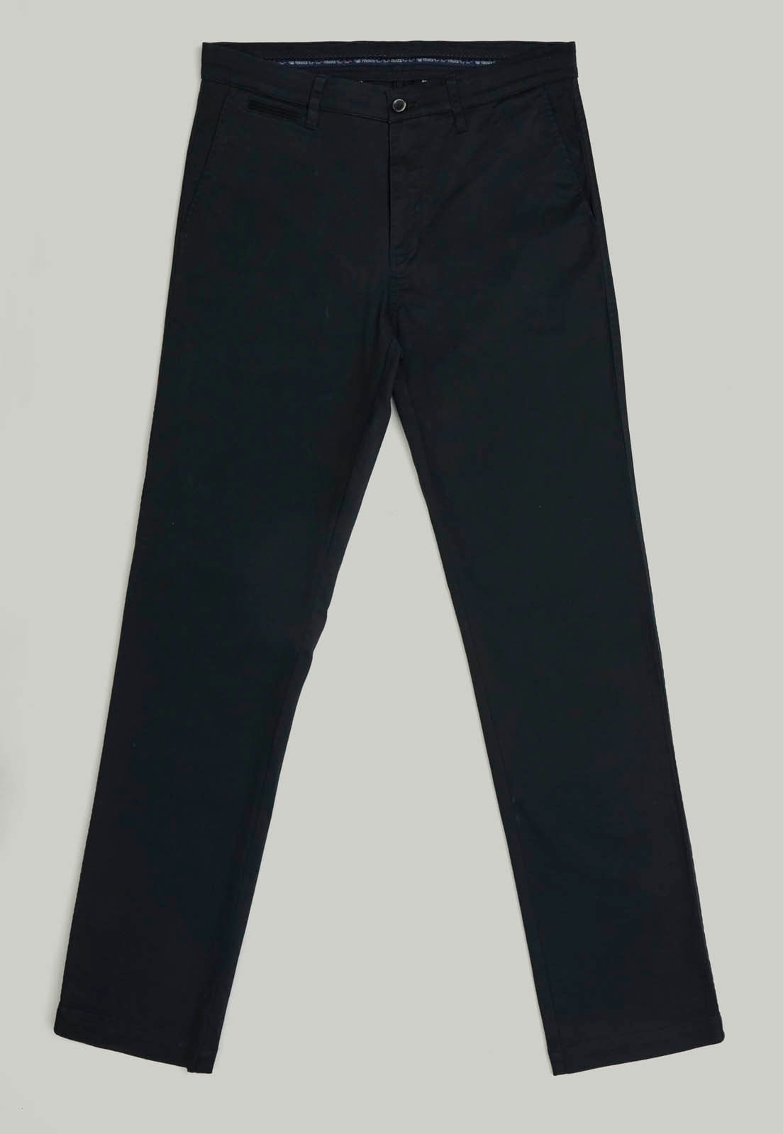 PANTALON TWILL WITHOUT PLEATS L/33 BUSINESS BLACK - 1