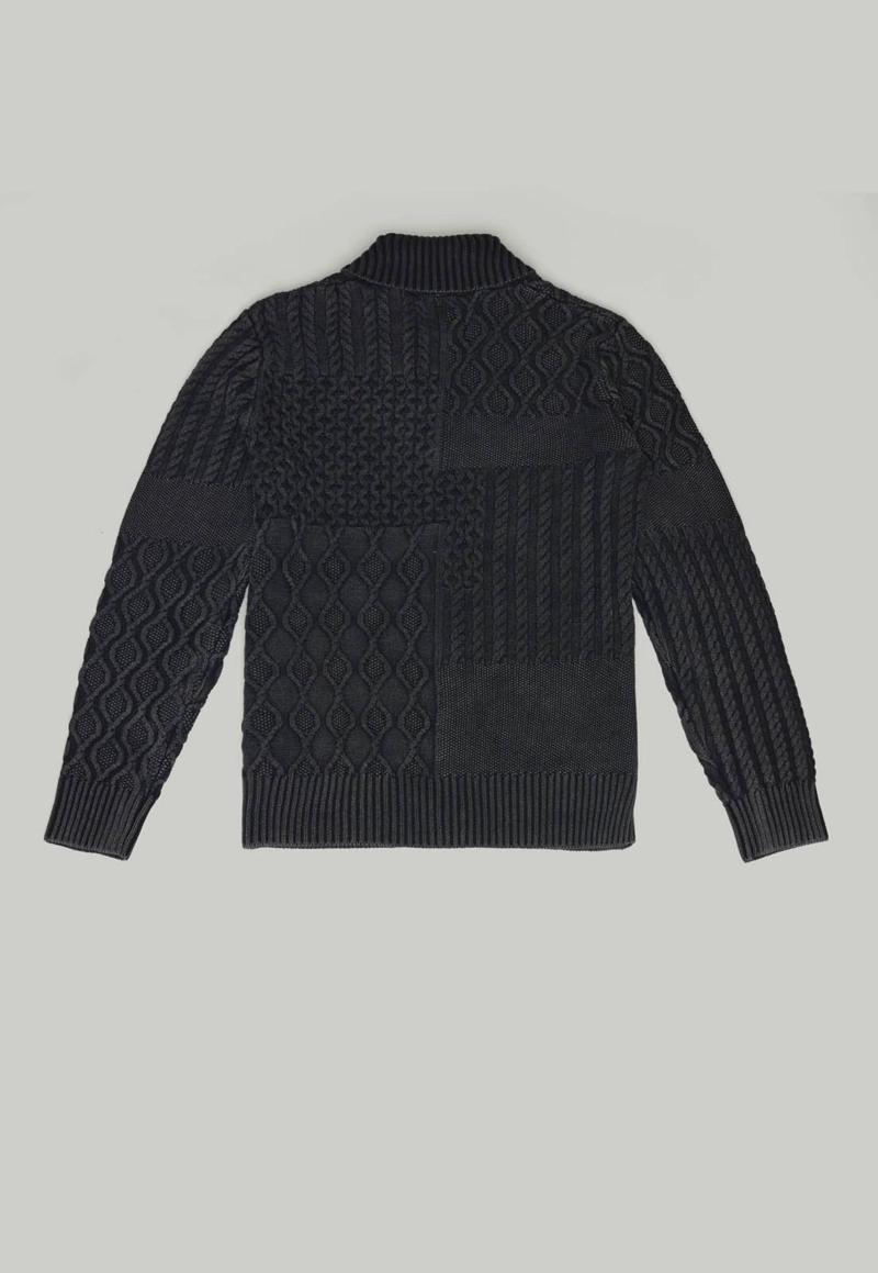 CARDIGAN NORFOLK FR GRAPHITE - 3
