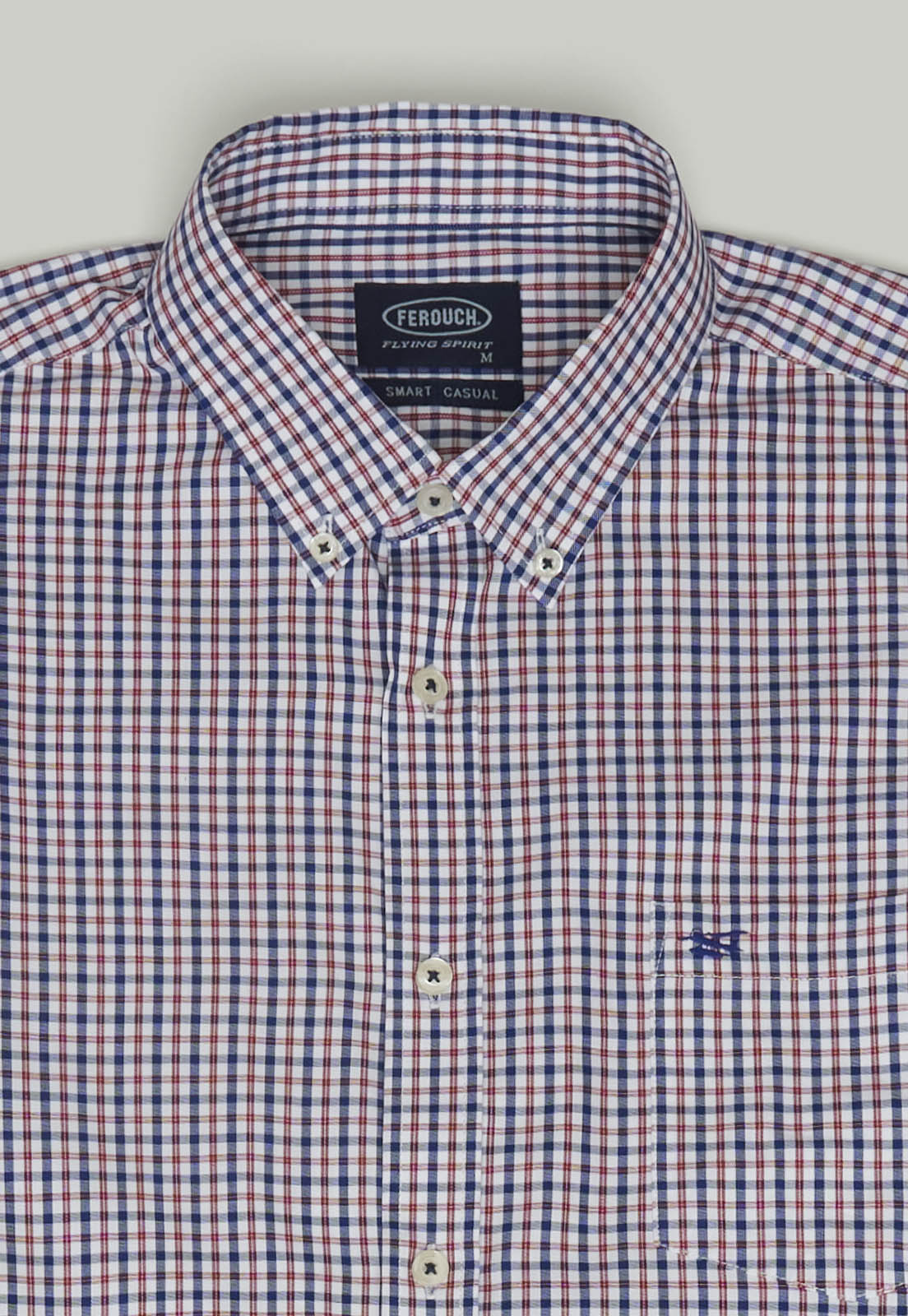 CAMISA BROOKLYN SMART CASUAL RED - 2