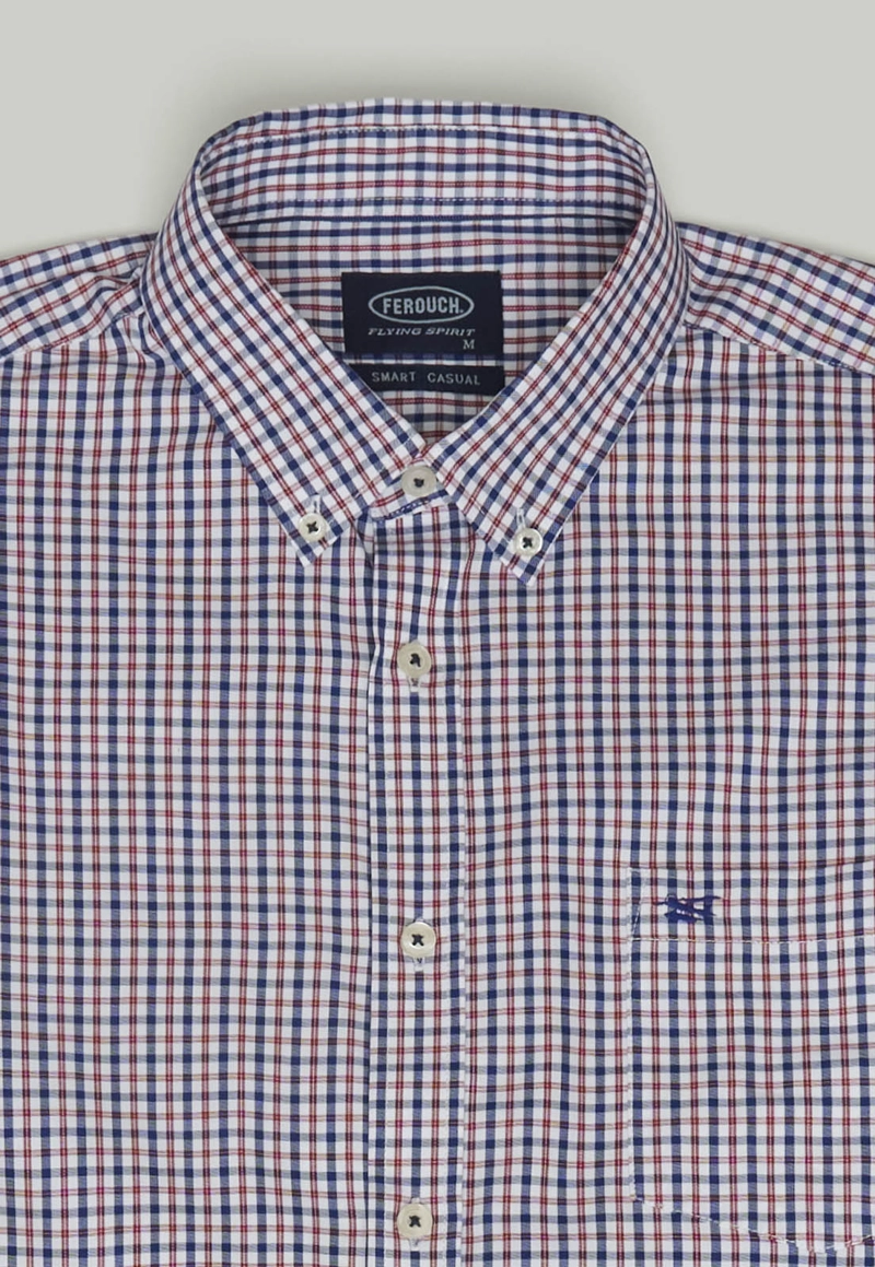 CAMISA BROOKLYN SMART CASUAL RED - 2