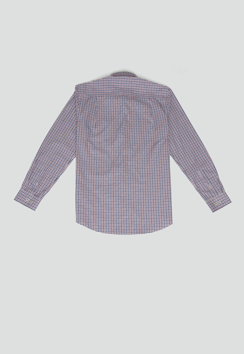 CAMISA BROOKLYN SMART CASUAL RED - 3