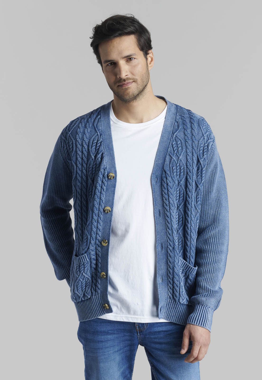 CARDIGAN ERIE INDIGO - 1