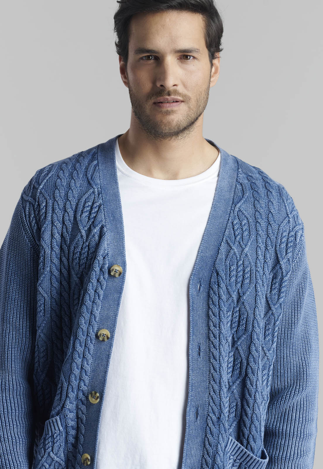 CARDIGAN ERIE INDIGO - 3