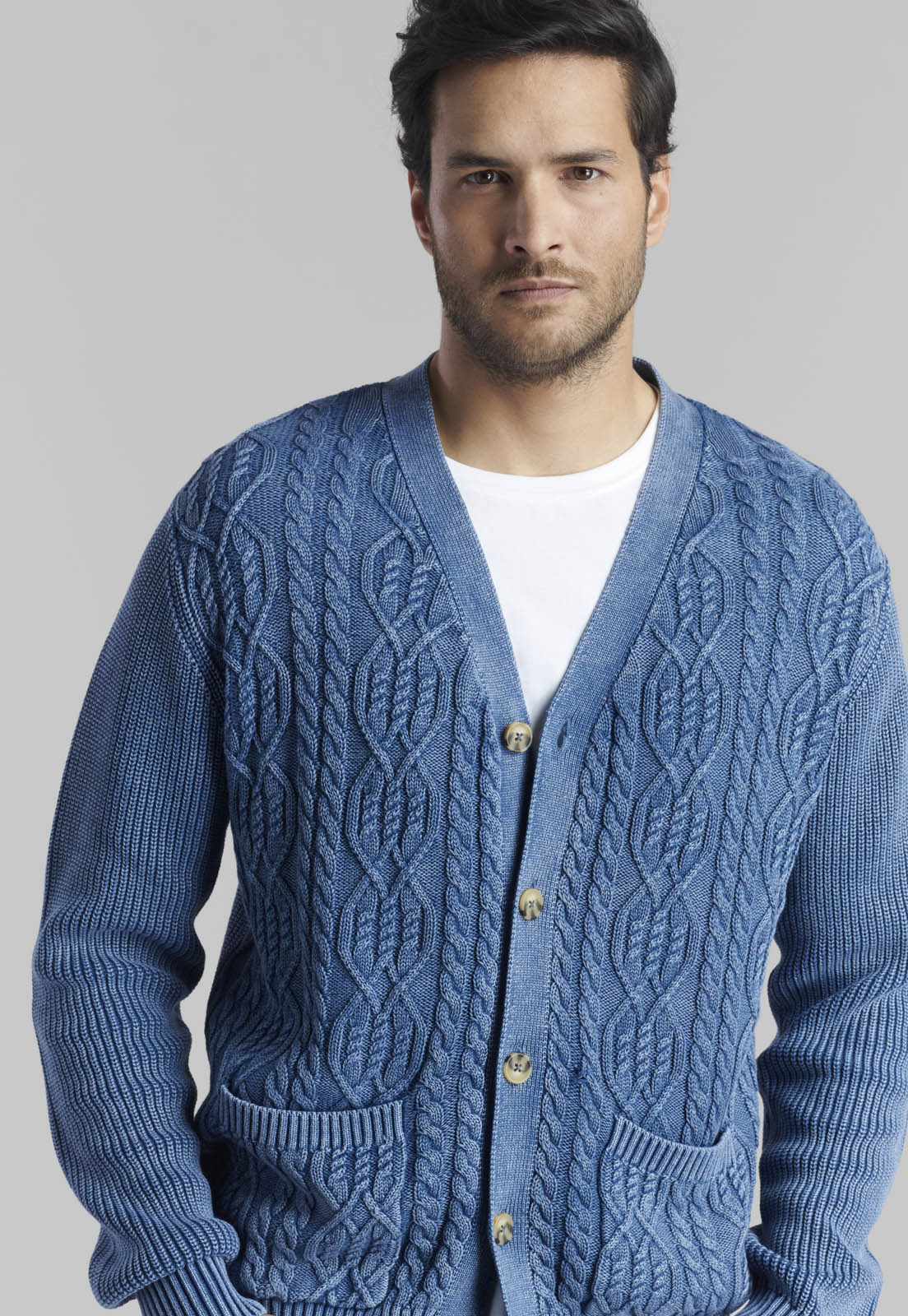 CARDIGAN ERIE INDIGO - 5