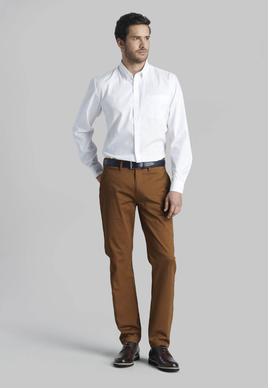 CAMISA OXFORD SMART CASUAL WHITE - 2