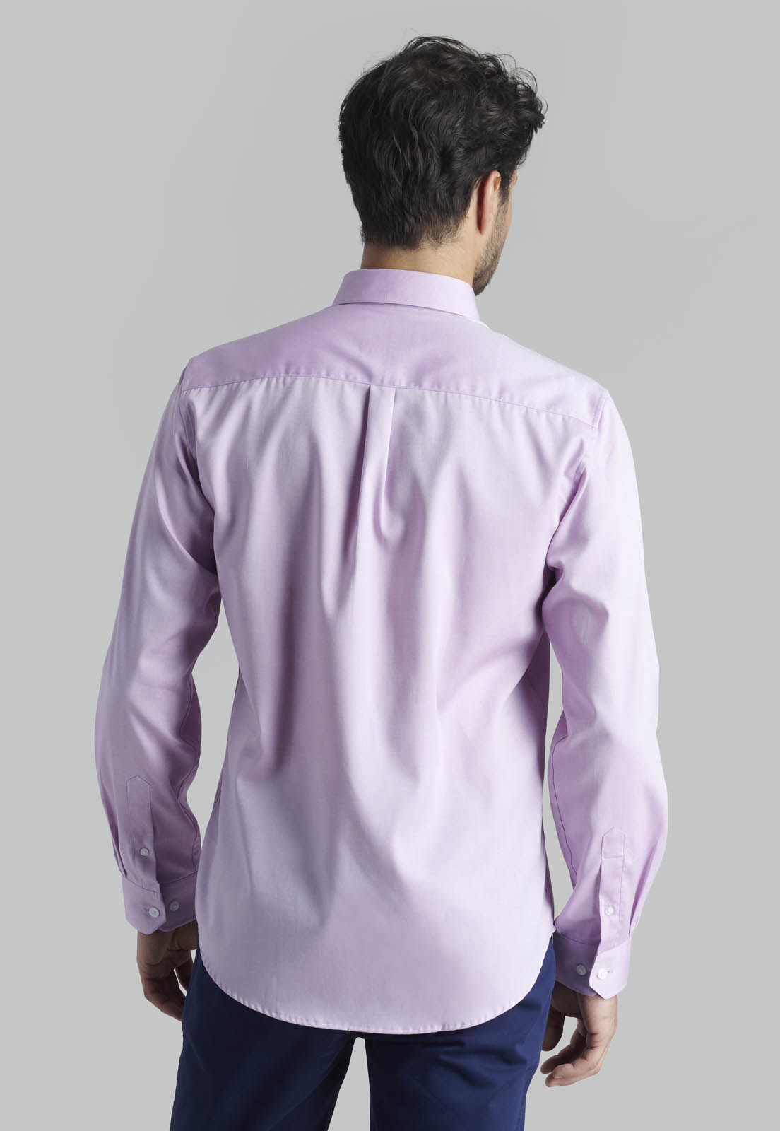 CAMISA OXFORD SMART CASUAL VIOLET - 4