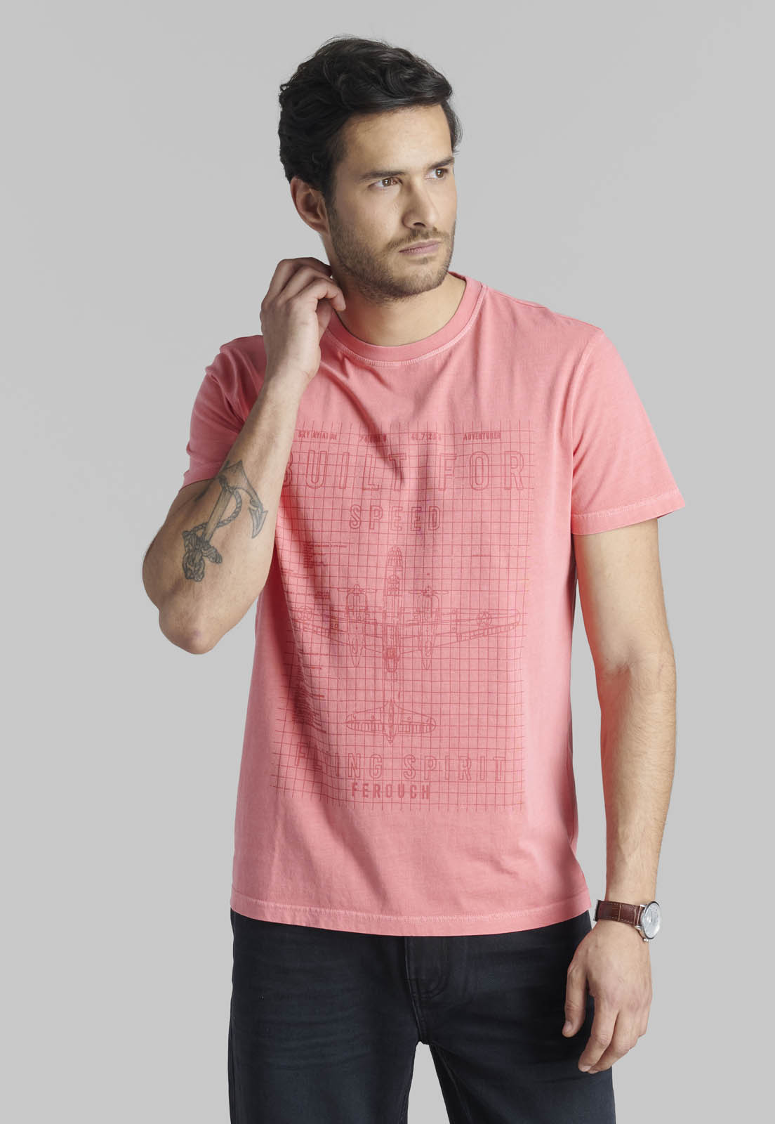 POLERA ARIZONA LT CORAL - 1