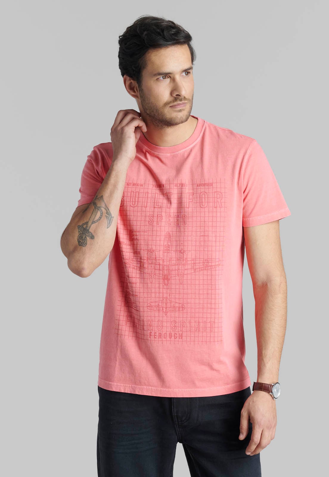 POLERA ARIZONA LT CORAL - 1