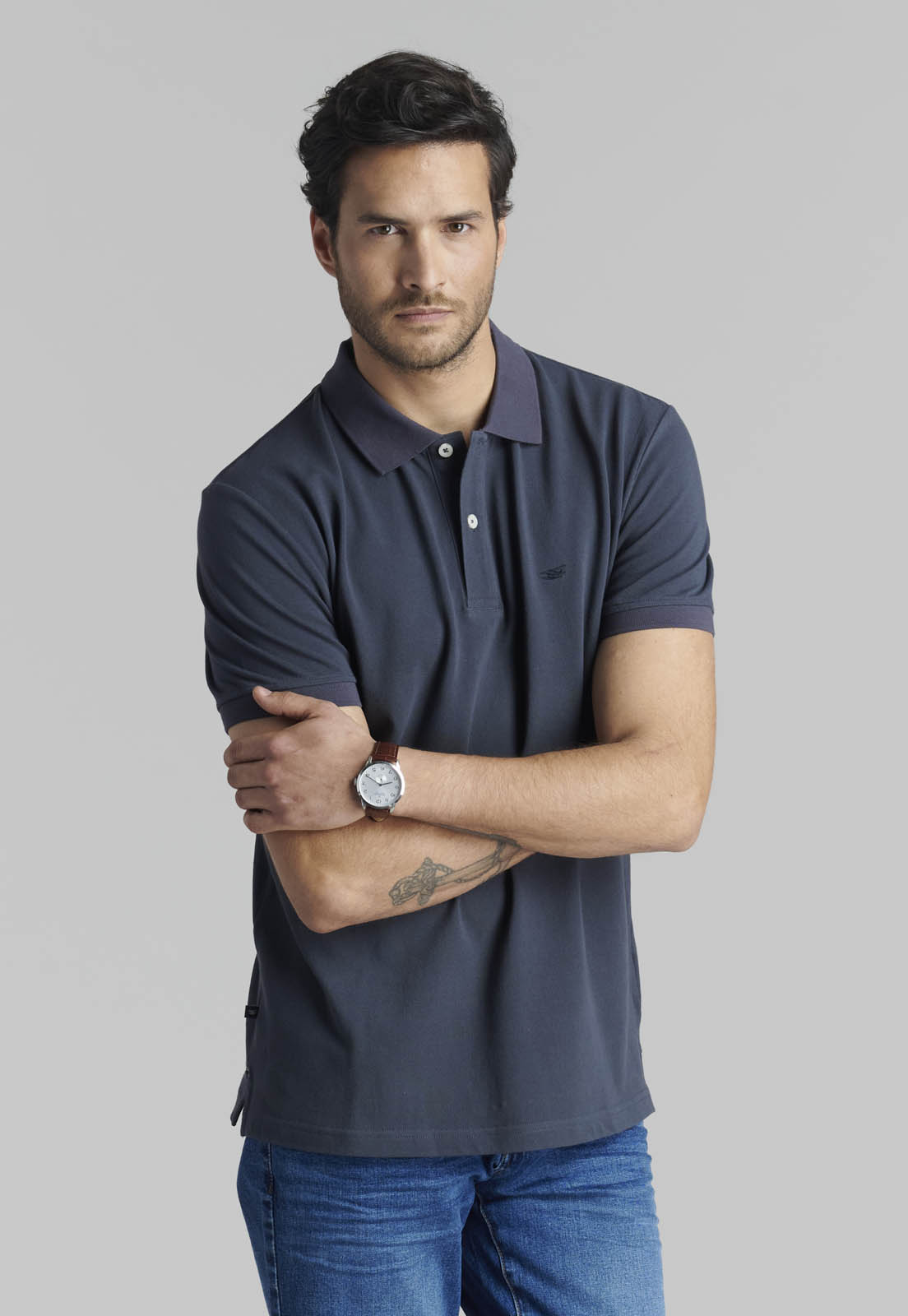 POLERA PIQUE BASICA METAL - 1
