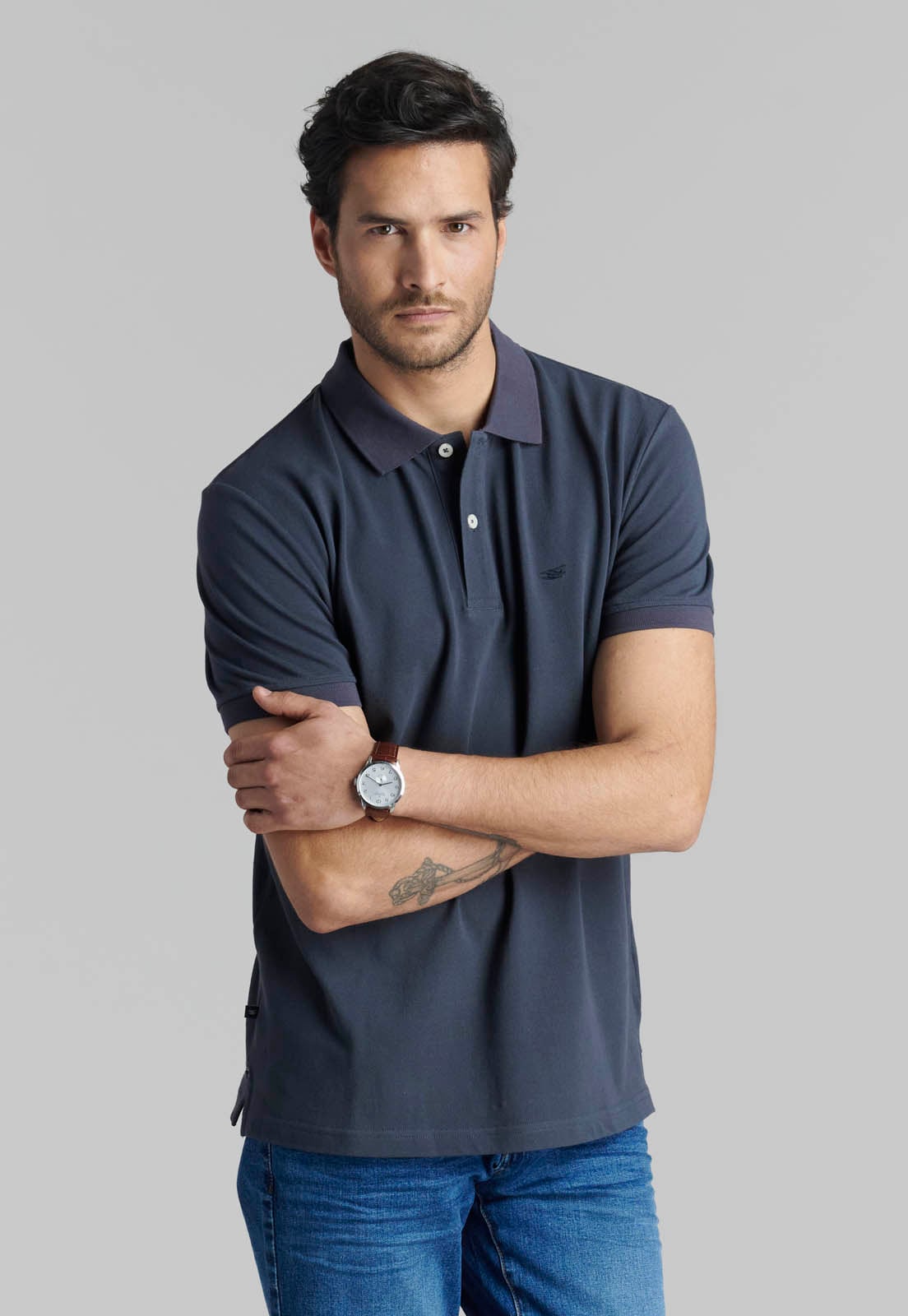 POLERA PIQUE BASICA METAL - 1