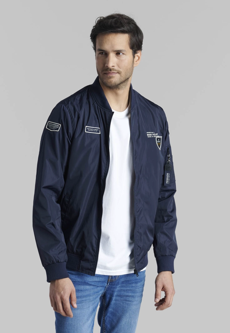 CHAQUETA HOMBRE FEROUCH PILOT SPORT NAVY - 1