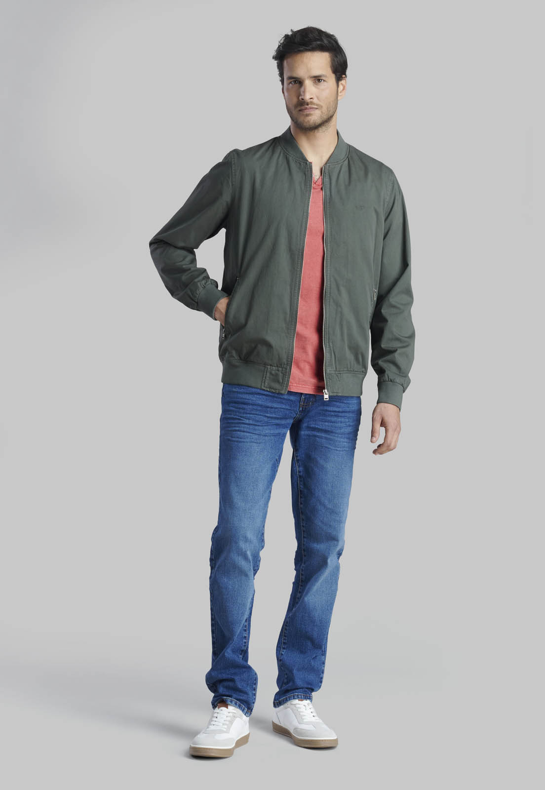 CHAQUETA BOMBER SPORT GREY - 2