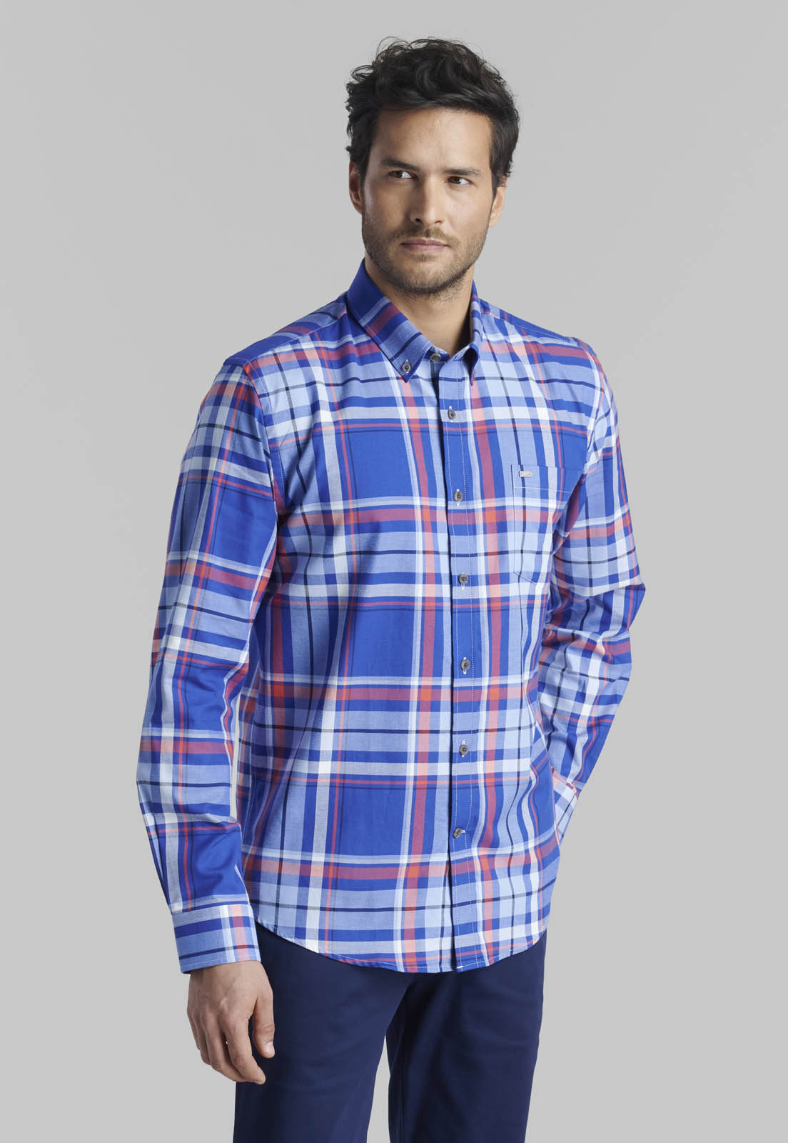 CAMISA LONG BEACH BLUE - 1