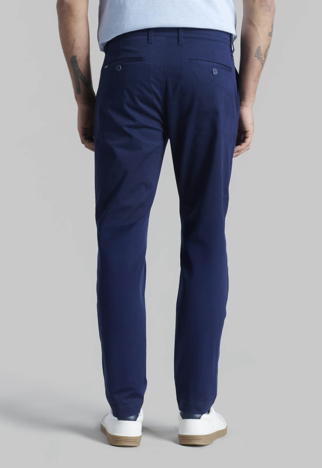 PANTALON TWILL SLIM /33 DK.BLUE - 4