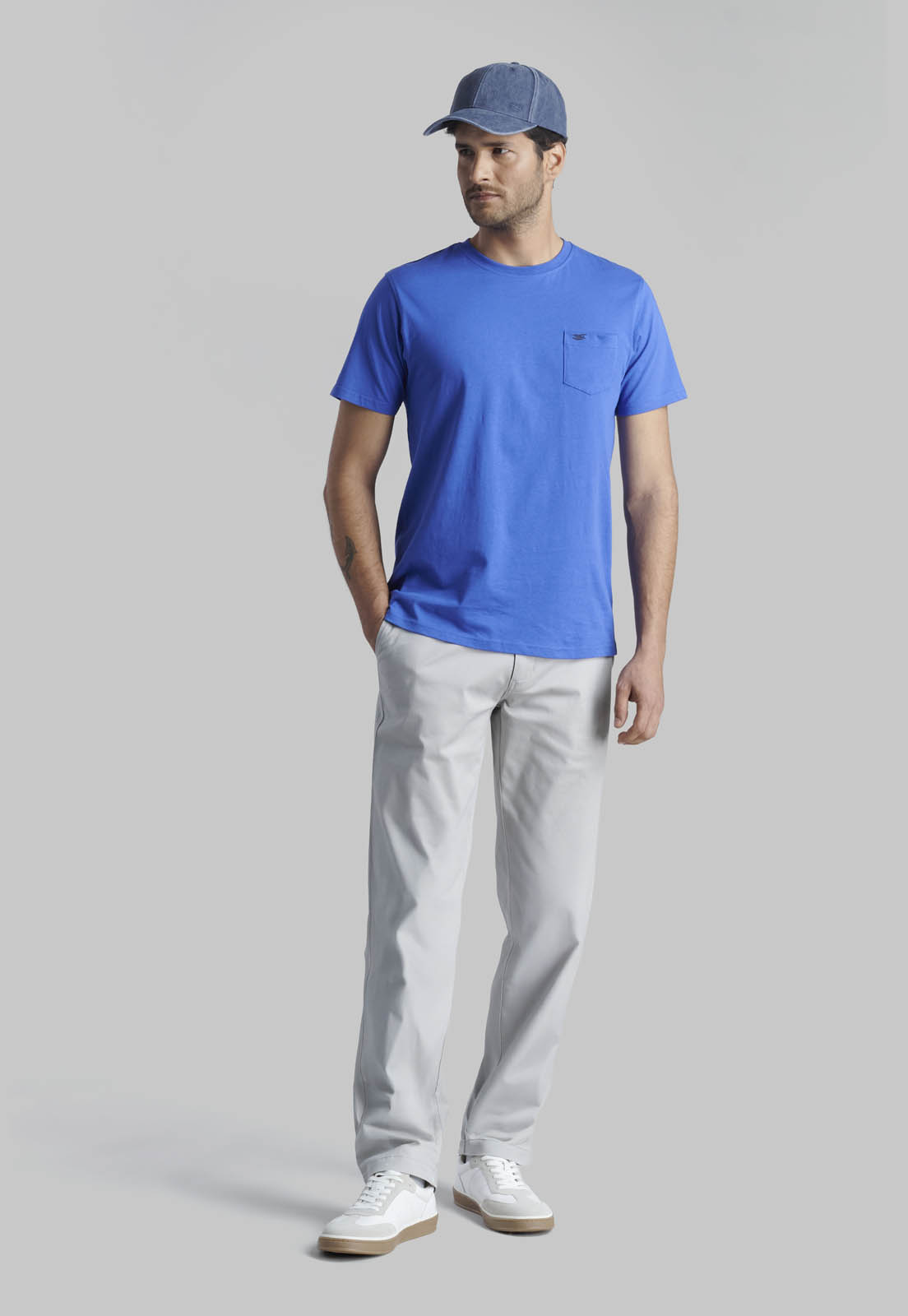 PANTALON TWILL WITHOUT PLEATS L/33 BUSINESS DK ASH - 5