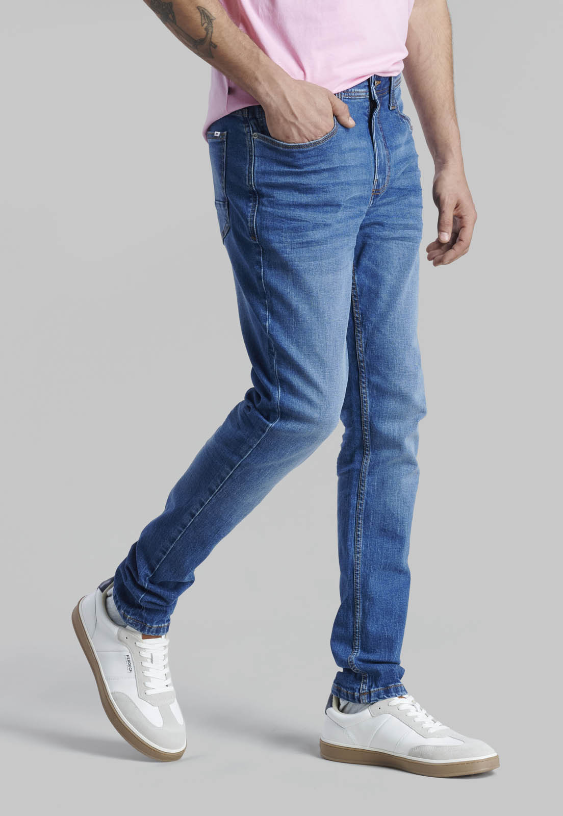 JEANS NEW JERSEY SPORT MID BLUE - 1