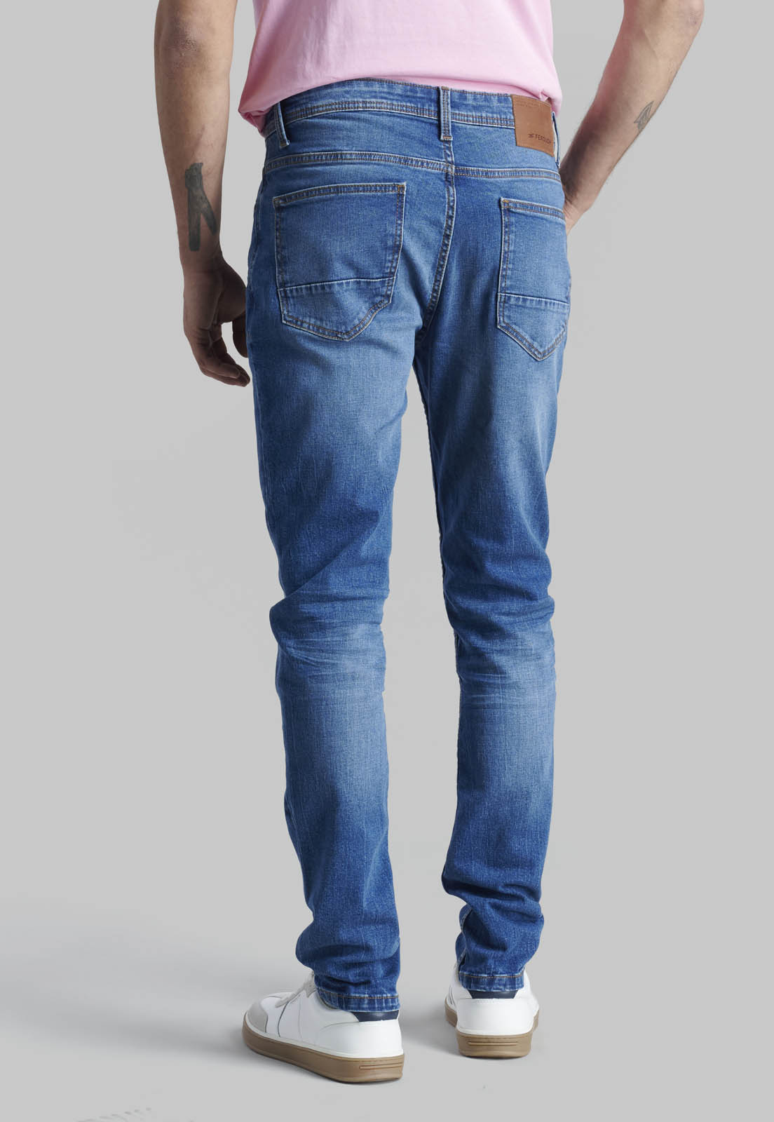 JEANS NEW JERSEY SPORT MID BLUE - 4
