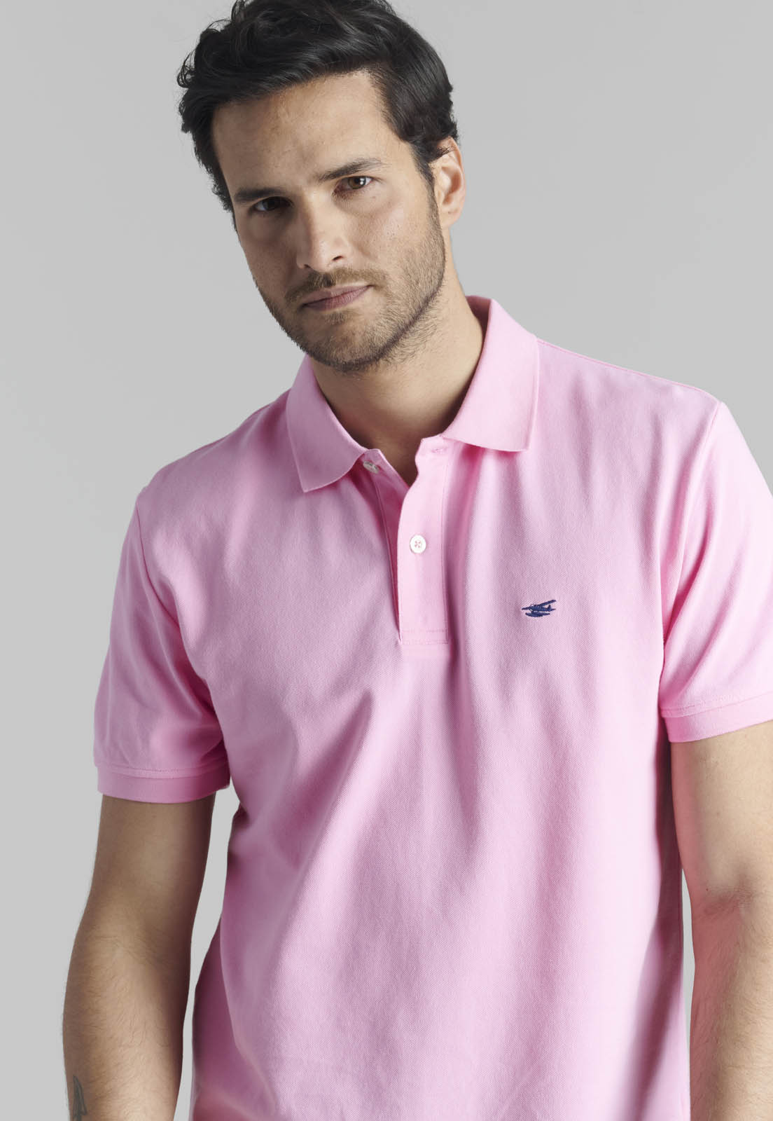 POLERA PIQUE BASICA PINK - 3
