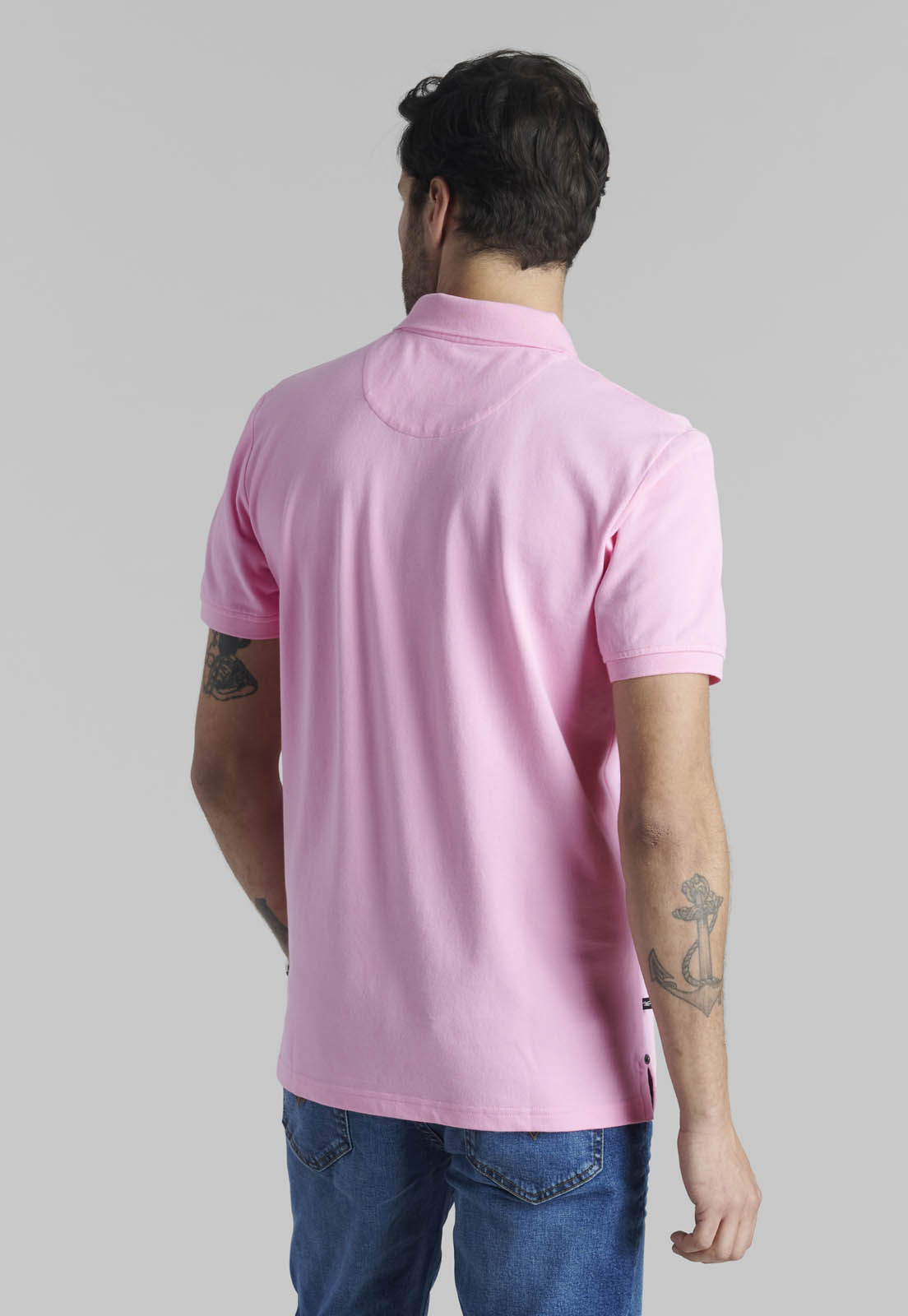 POLERA PIQUE BASICA PINK - 4