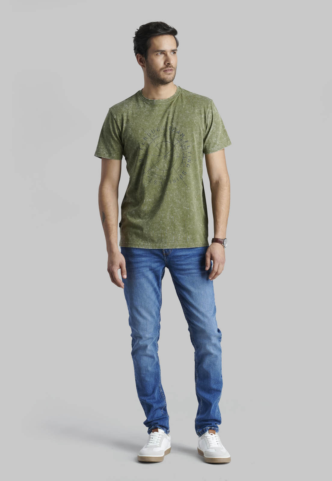 POLERA BLANE MILITARY - 2