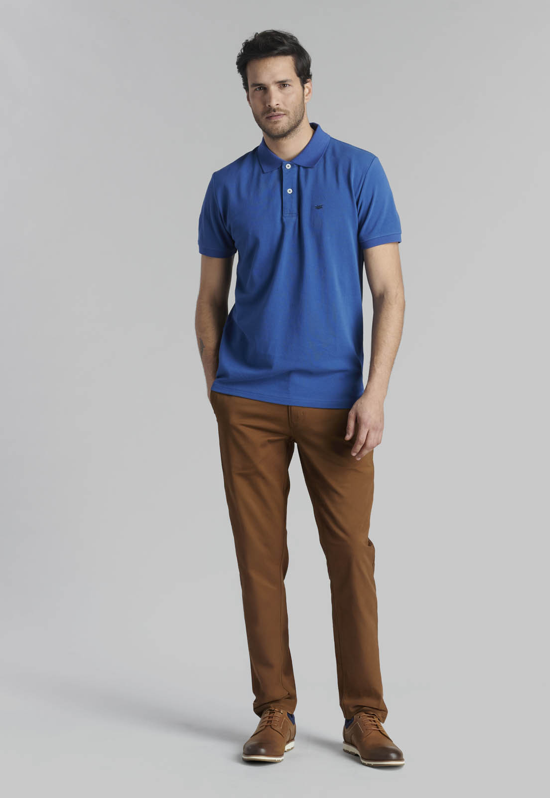 POLERA PIQUE BASICA STEEL - 2