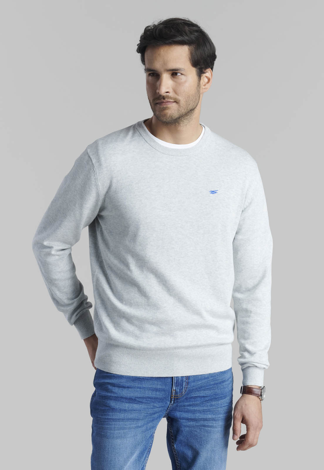 SWEATER PARIS LT GREY - 1