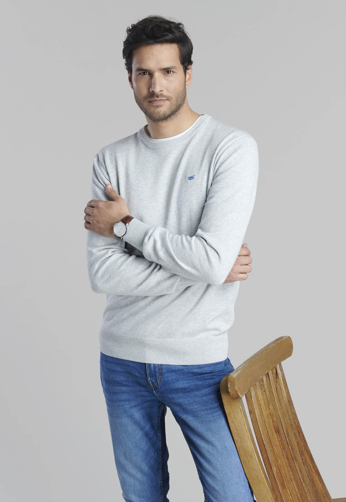 SWEATER PARIS LT GREY - 5
