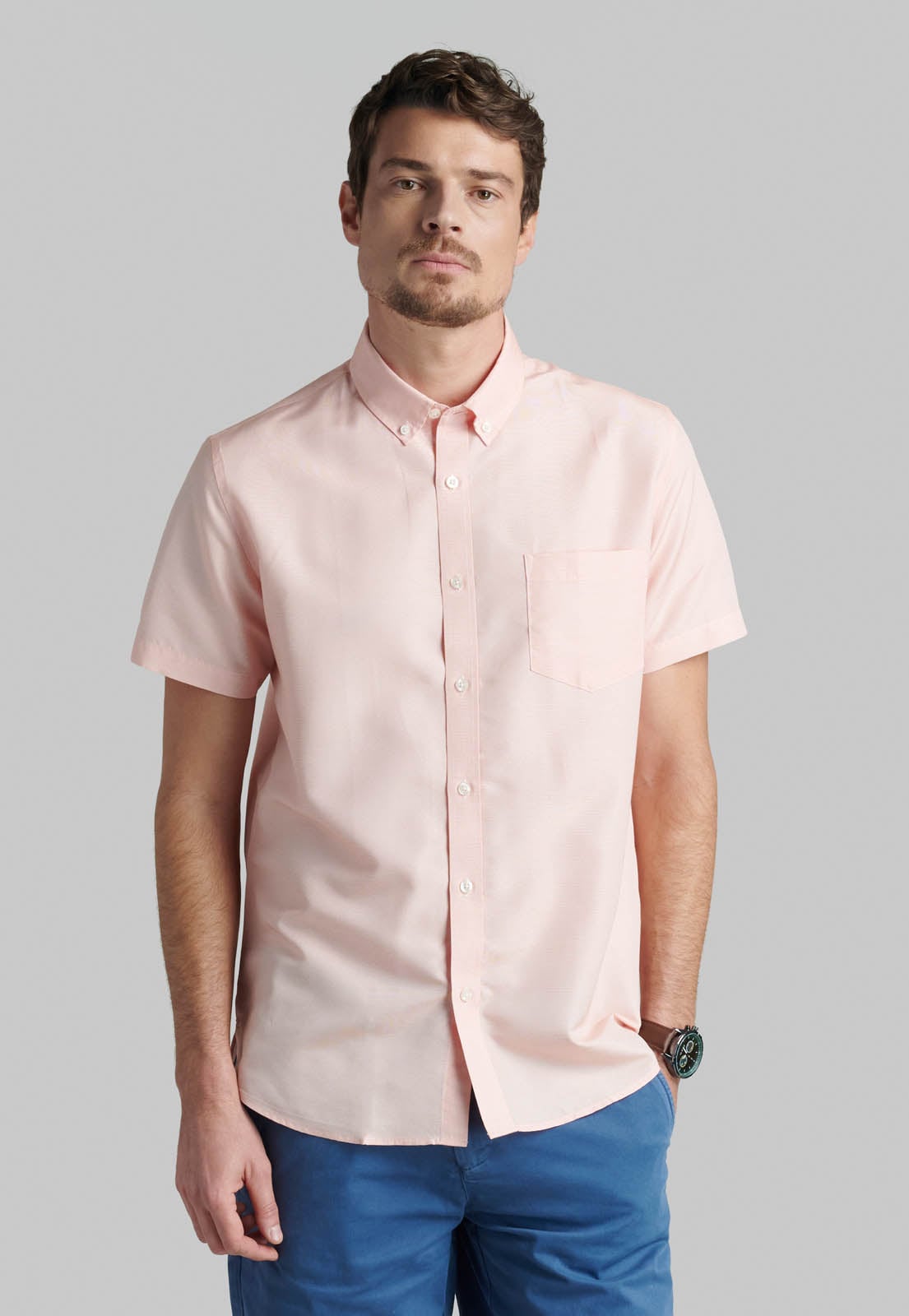 CAMISA FORT WORTH CORAL - 1