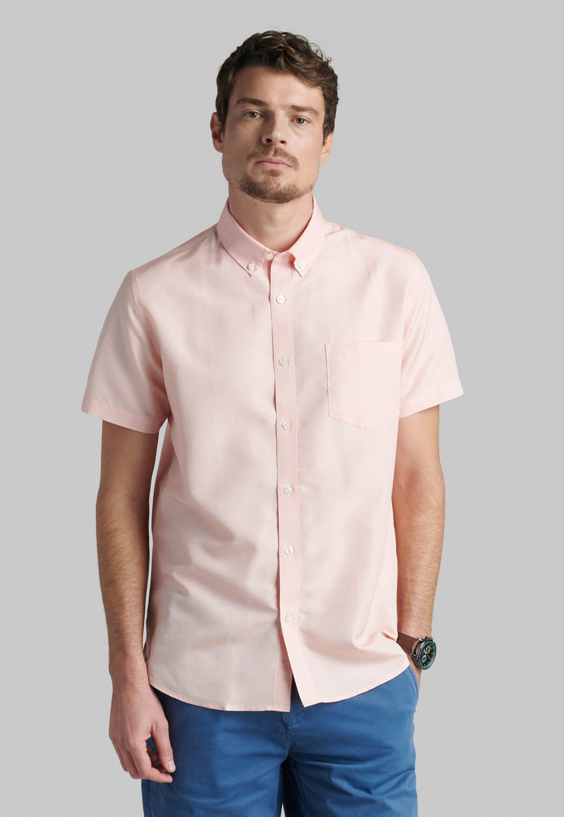 CAMISA FORT WORTH CORAL - 1