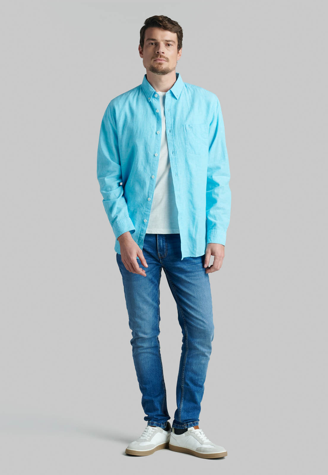 CAMISA SPORT LINO LOWELL ICE - 2