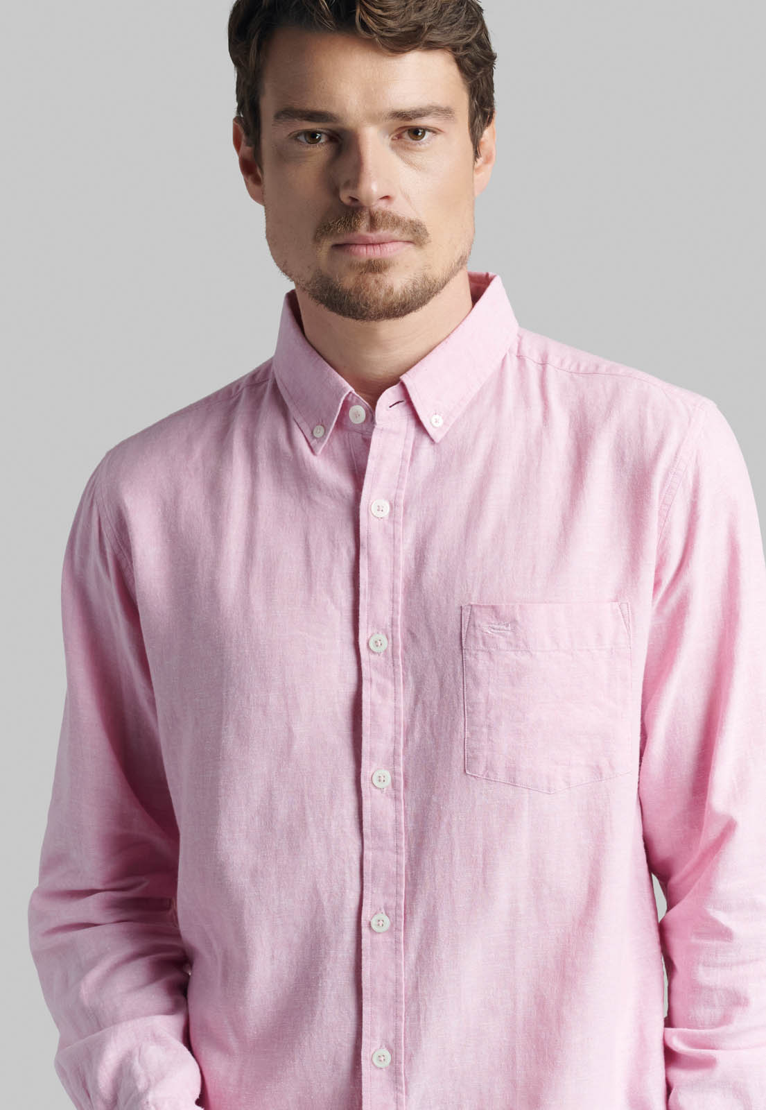 CAMISA SPORT LINO LOWELL CORAL - 3