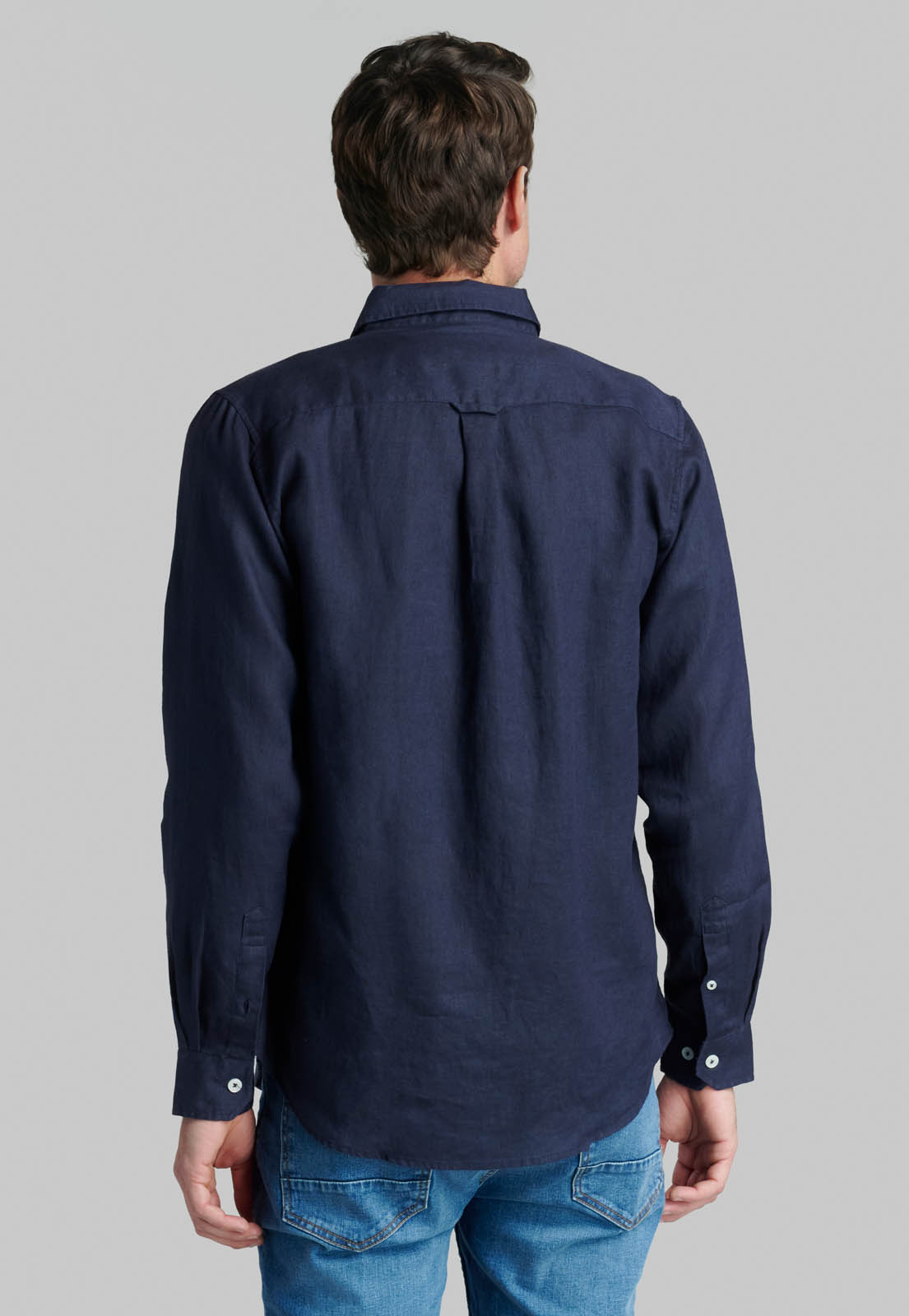 CAMISA LINO GREEN BAY NAVY - 4
