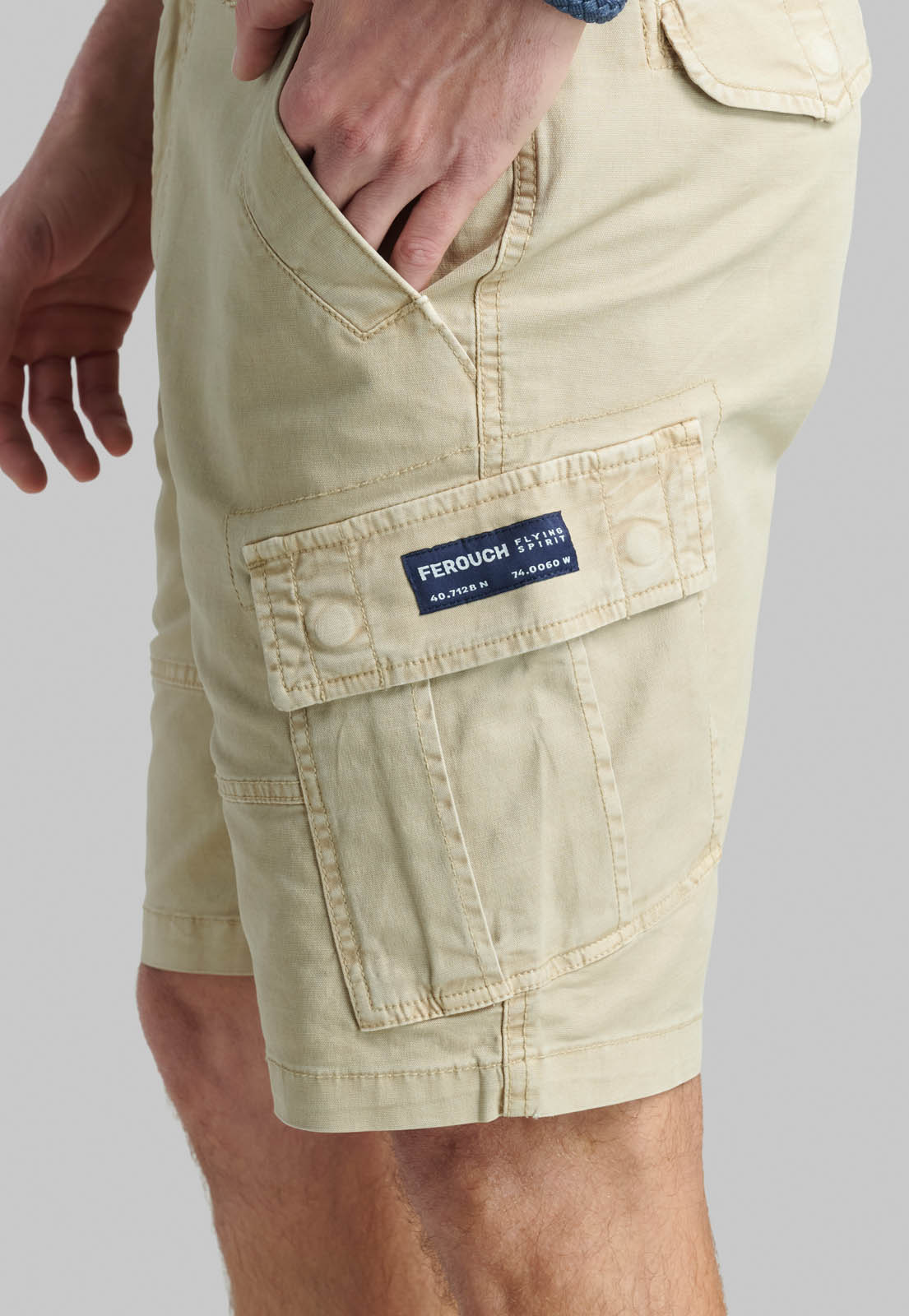 BERMUDA OREGON SPORT BEIGE - 5