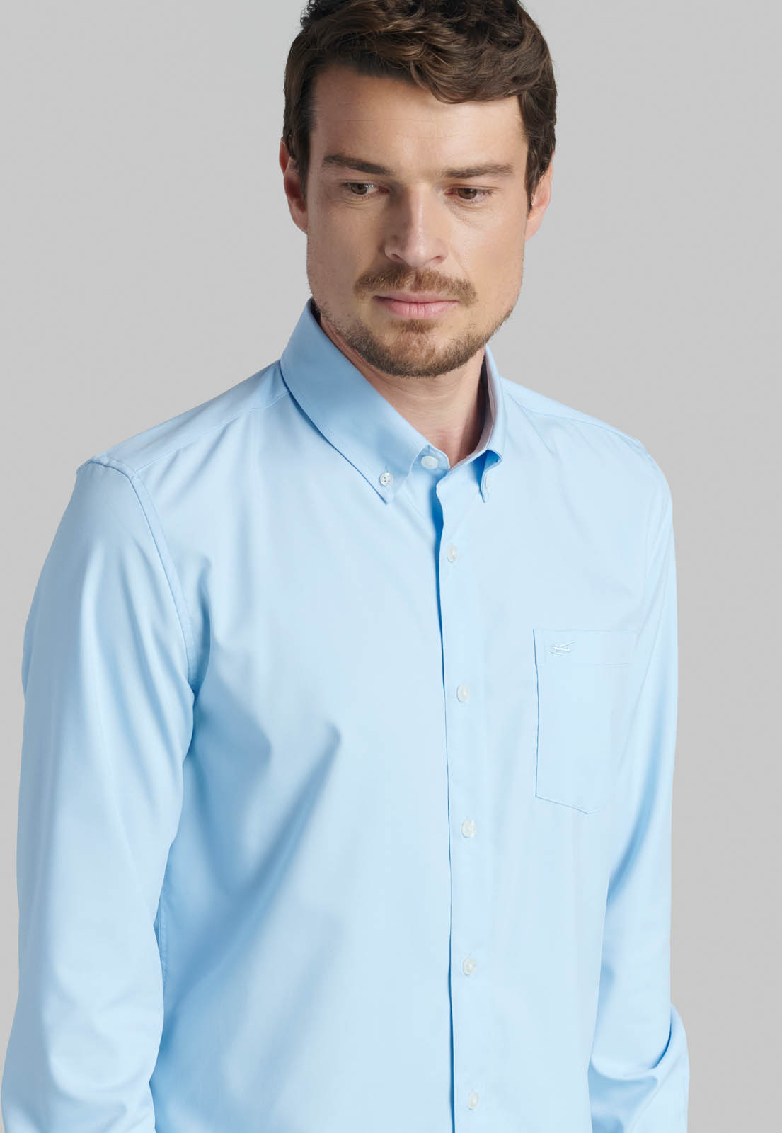 CAMISA TRAVELLER DETROIT SKY - 3