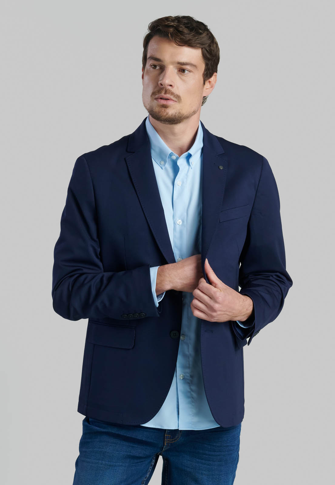 CAMISA TRAVELLER DETROIT SKY - 5