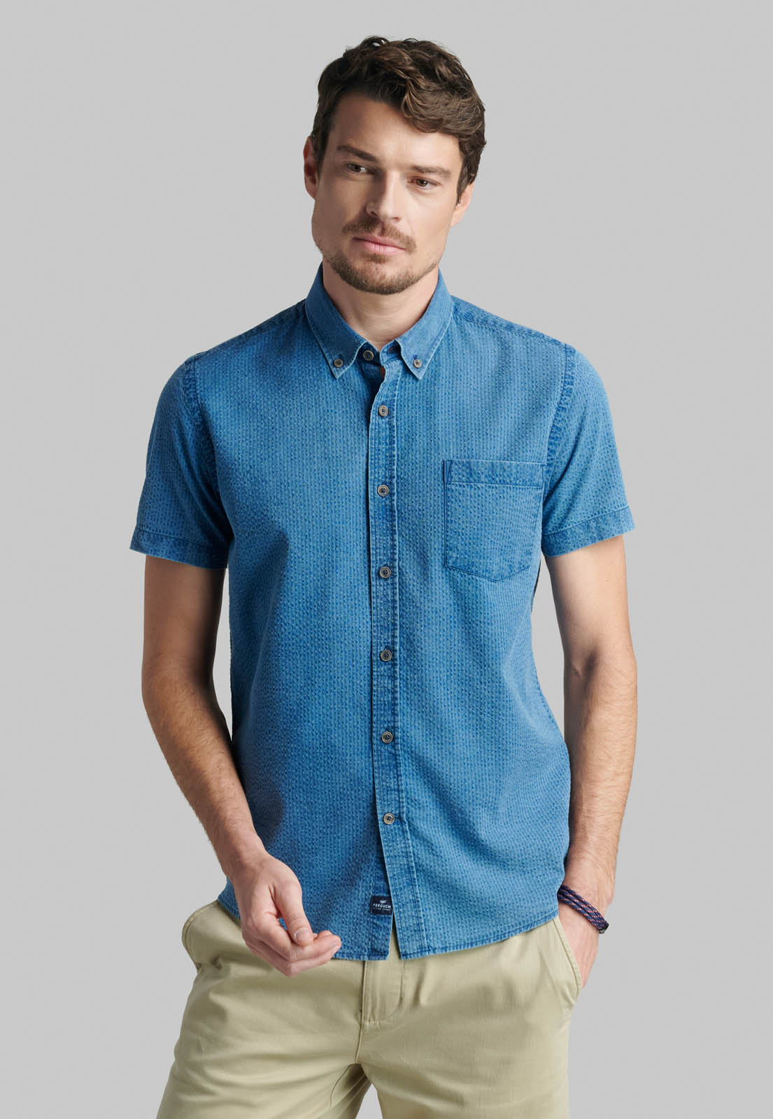 CAMISA LAREDO INDIGO - 1