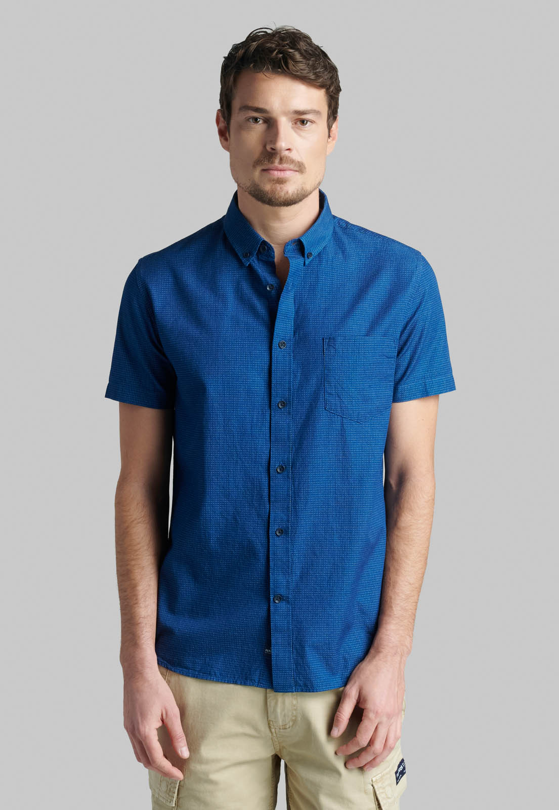 CAMISA PASADENA INDIGO - 1