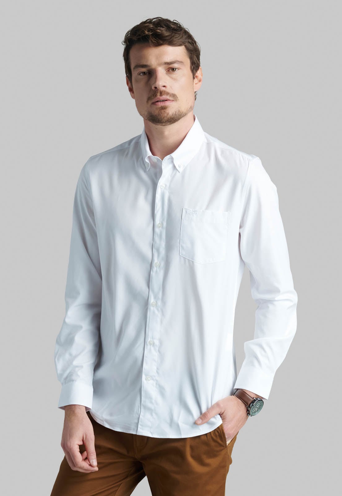CAMISA TRAVELLER DETROIT WHITE - 1