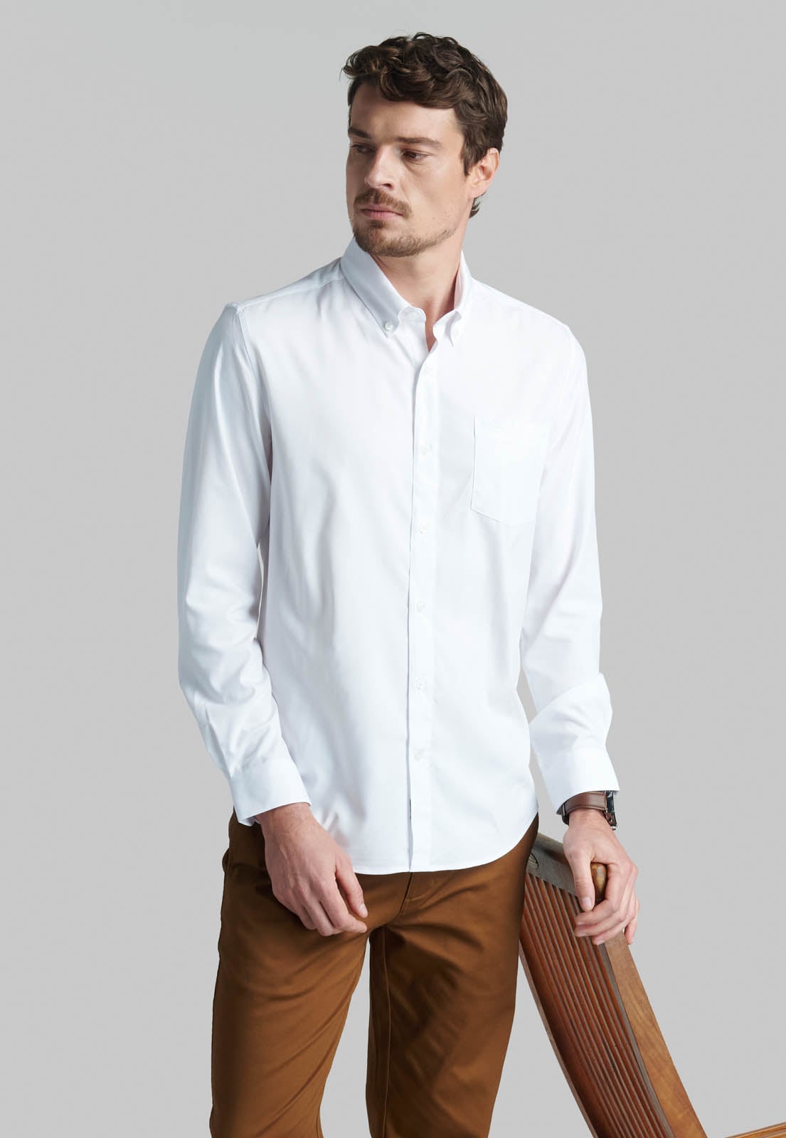 CAMISA TRAVELLER DETROIT WHITE - 5
