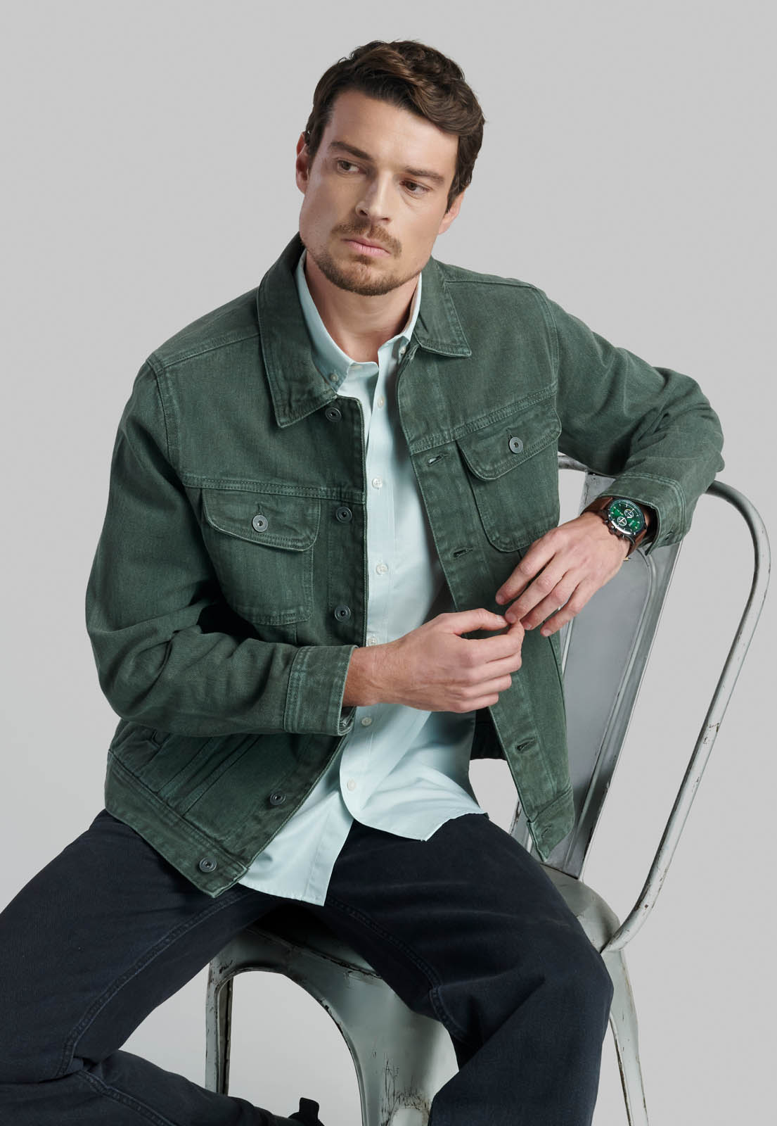 CHAQUETA TRUCKER SPORT FOREST - 5
