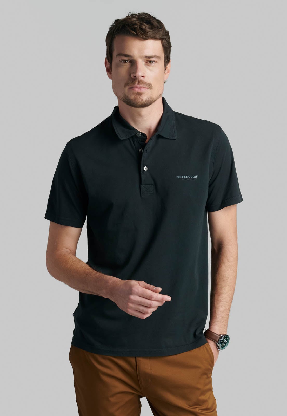 POLERA ORLANDO BLACK - 1
