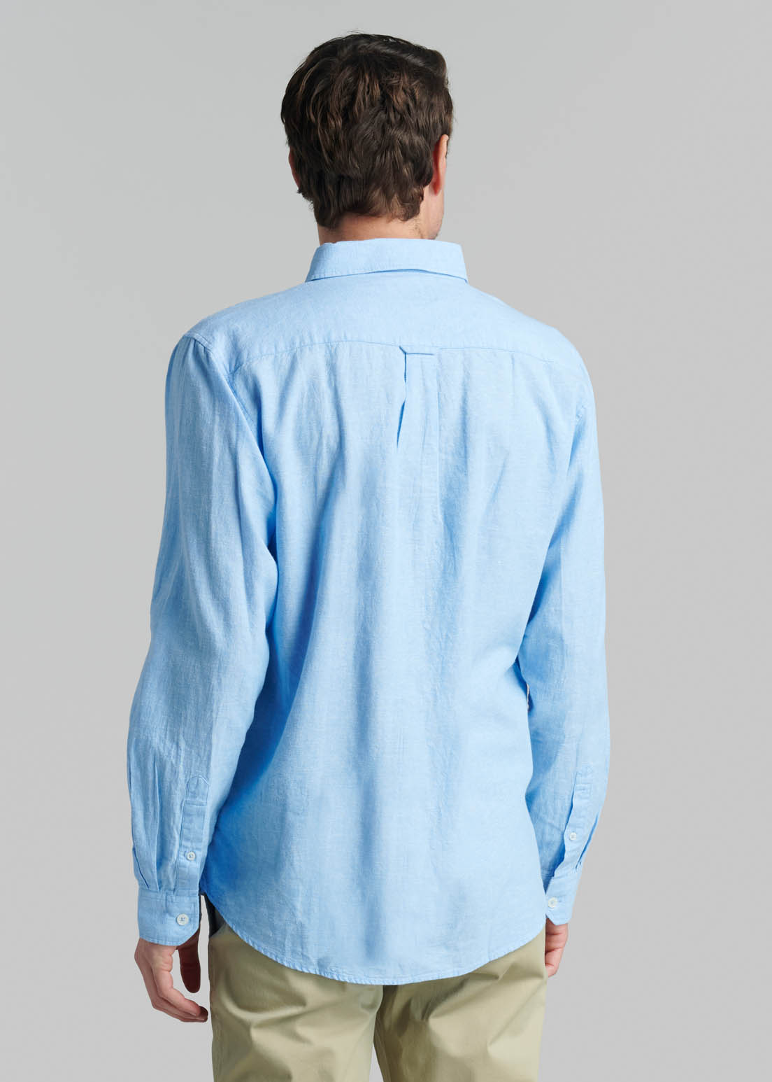 CAMISA SPORT LINO LOWELL SKY - 4