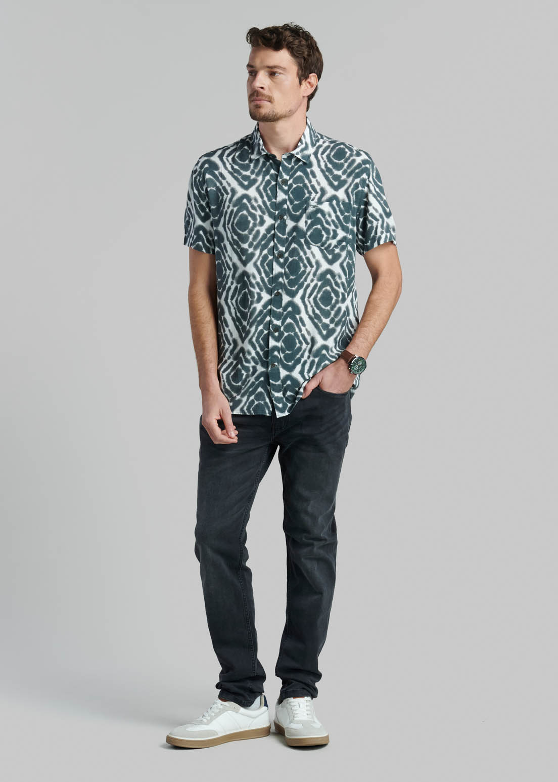 CAMISA ALBUQUERQUE GREY - 2