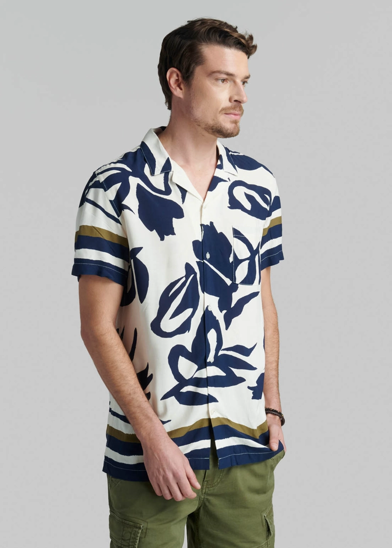 CAMISA CLAREMONT NAVY - 1