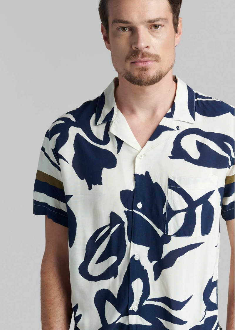 CAMISA CLAREMONT NAVY - 3