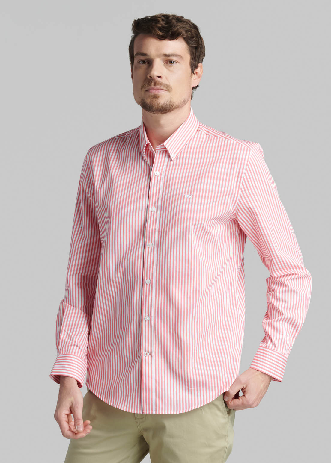 CAMISA FRESNO LT CORAL - 1