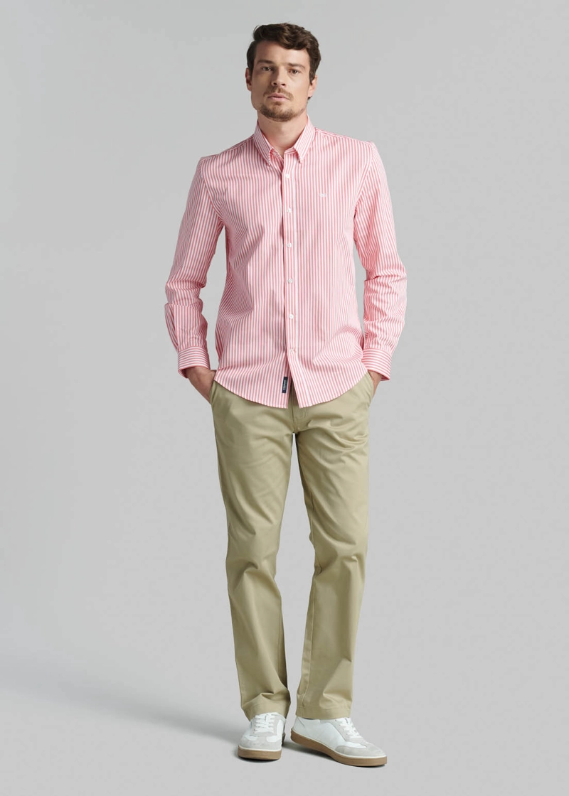 CAMISA FRESNO LT CORAL - 2