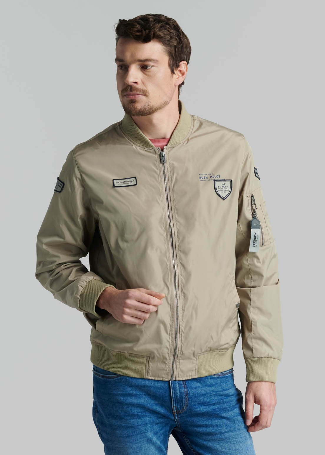 CHAQUETA PILOT SPORT SAND - 1